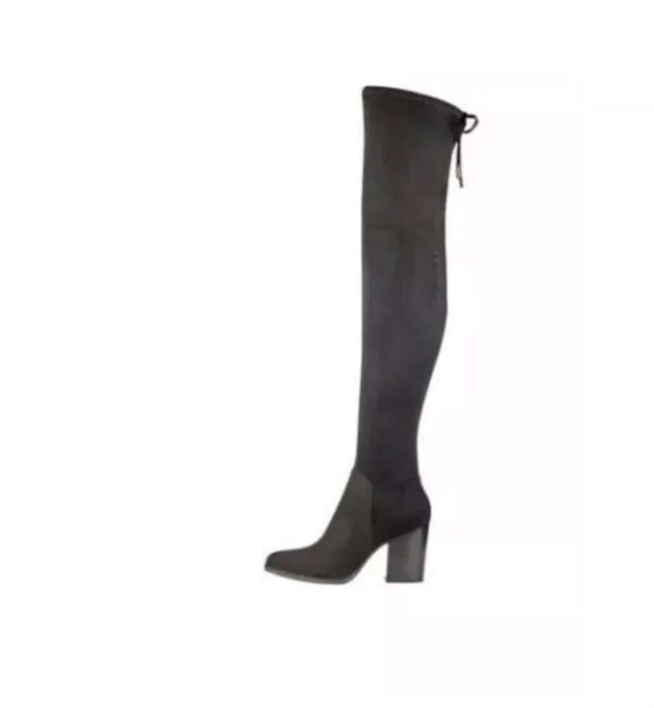 New Marc Fisher LTD Arletta Over The Knee High Boot women size 9 M Gray
